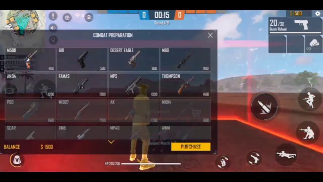 FREE FIRE PRO VS PRO Classic Squad GamePlay Mr MHB