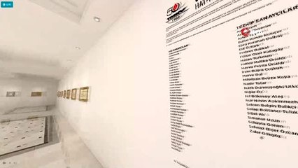 Ramazan'ın ruhuna uygun sosyal mesafeli sergi