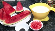 Refreshing Water melon Milk shake - In 2 min - Thanda Thanda Cool Cool Iftar mai banay