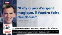 Hôpitaux : le ministre de la Santé Olivier Véran promet de meilleurs salaire
