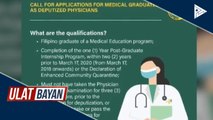 DOH, maglalabas ng special authorization para sa medical graduates