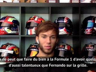 Formule 1 - Gasly : "Le retour d'Alonso ? Ce serait incroyable"