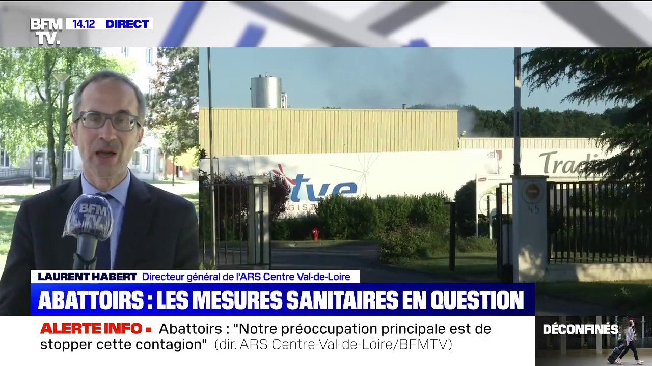 Abattoirs: selon le directeur de l'ARS Centre Val-de-Loire, "le mode de transmission du virus ne se fait pas par la viande"