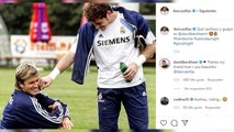 Mensajes cariñosos entre Iker Casillas y David Beckham