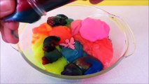Mixing slime and putty lots of colors glitter slime unicorn putty volcano slime   lots more!