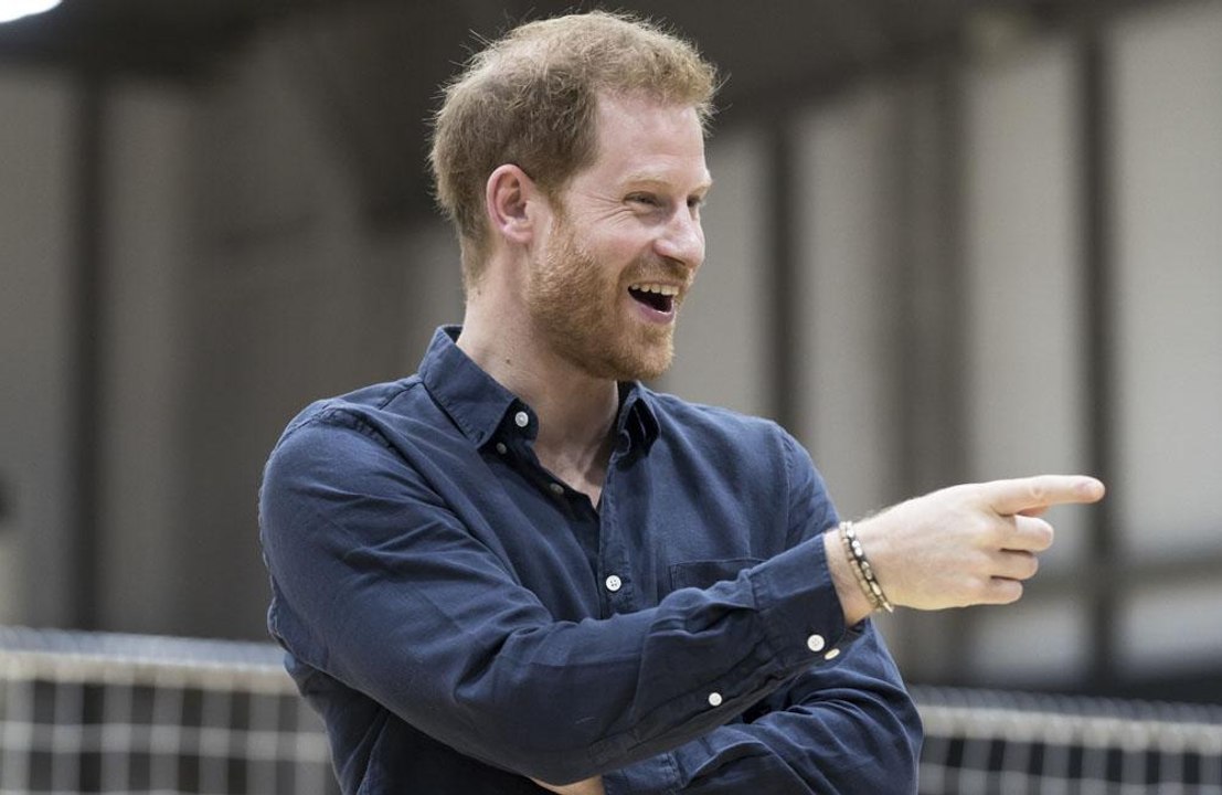 Prince Harry was rescued from peril by Basil Brush creator