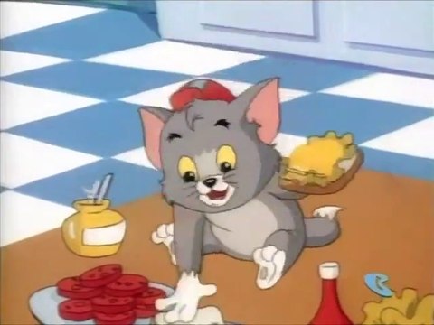 Tom and Jerry kids Fraidy Cat Funny animals cartoons