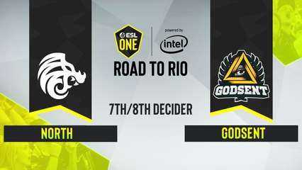 CSGO - North vs. GODSENT [Vertigo] Map 2 - ESL One Road to Rio - 7th8th place decider - EU