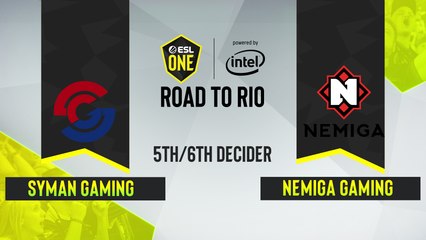 CSGO - Nemiga Gaming vs. Syman Gaming [Nuke] Map 1 - ESL One Road to Rio - 5th6th place decider - CIS