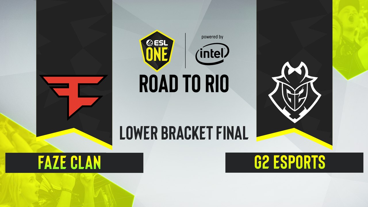 CSGO - FaZe Clan vs. G2 Esports [Mirage] Map 2 - ESL One Road to Rio -  Lower Bracket Final - EU