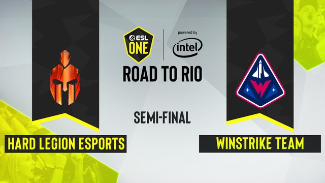 CSGO - Hard Legion Esports vs. Winstrike Team [Mirage] Map 2 - ESL One Road to Rio - Semi-final- CIS