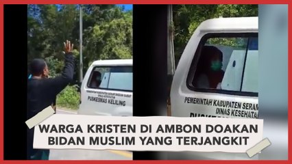 Momen Haru Warga Kristen Doakan Bidan Muslim yang Terinfeksi Covid-19