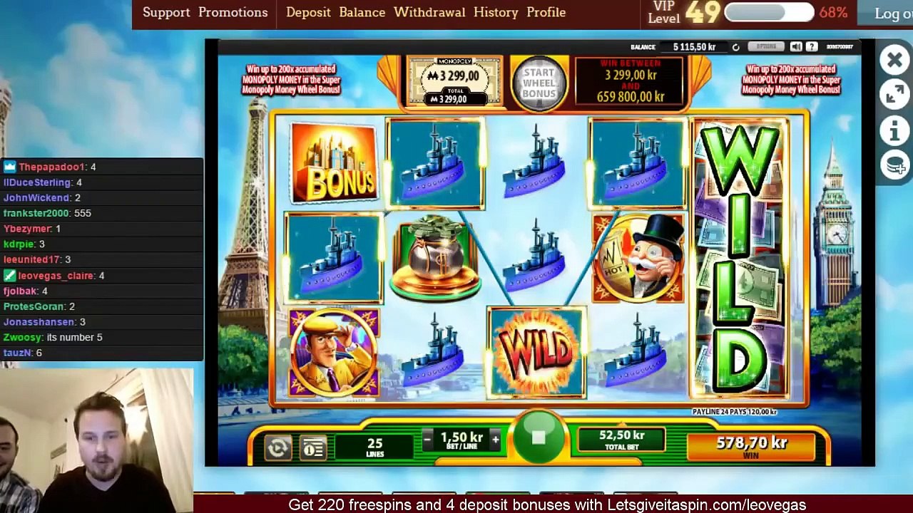 LetsGiveItASpin and Nickslots Super Monopoly mega bullet - Part 2