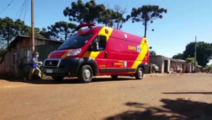 Mulher de 56 anos é socorrida ao sofrer queda no Melissa