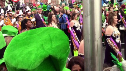 St. Patrick's Day celebration held on 17 March Dublin Ireland