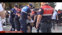 Protesta kundër shembjes së Teatrit zhvendoset te ministria e Financave, hidhet gaz lotsjellës