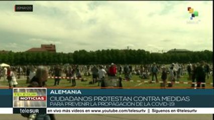 Alemania: ciudadanos protestan por las restricciones de movilidad