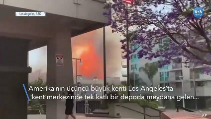 Los Angeles’taki Patlamada İtfaiye Görevlileri Yaralandı