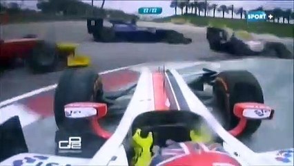GP2 2013 Sepang Calado Big Crash
