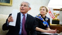 Anthony Fauci, Deborah Birx wear masks, Trump doesn't in address on coronavirus vaccines