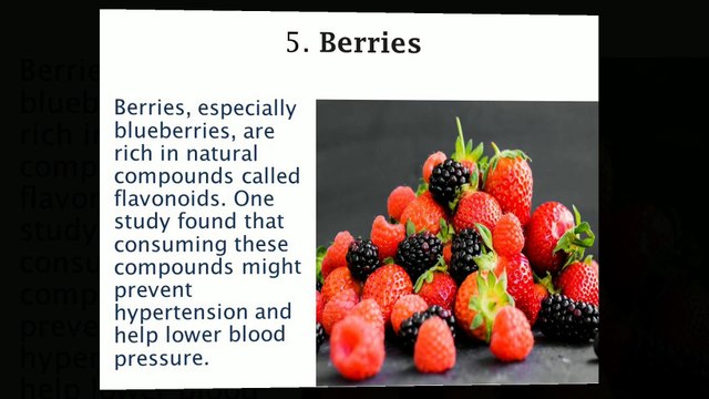 Top 10 foods to control/reduce Hypertension or High Blood Pressure. Control Blood Pressure with these foods naturally.