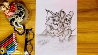 Tom and Jerry sketch | how to draw Tom and Jerry step by step