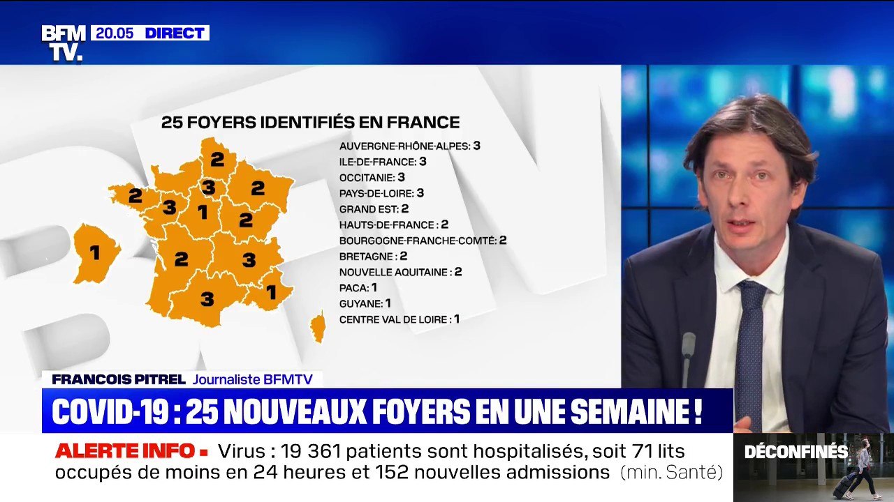 Coronavirus: quels sont les points communs entre les 25 nouveaux foyers de contamination détectés en une semaine ?