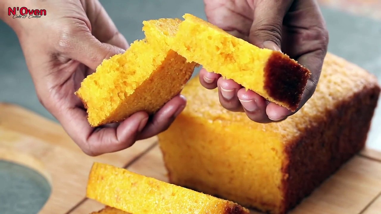 ORANGE POUND CAKE _ TEA TIME ORANGE CAKE _ EGGLESS & WITHOUT OVEN