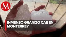Granizo, tornados y lluvias provocan caos en zona metropolitana de Monterrey