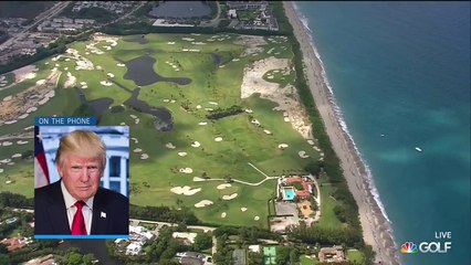 Trump interrupts PGA to blame Obama for the COVID-19 crisis