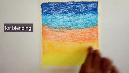 How to draw A girl read a book by Oil pastel --for beginners