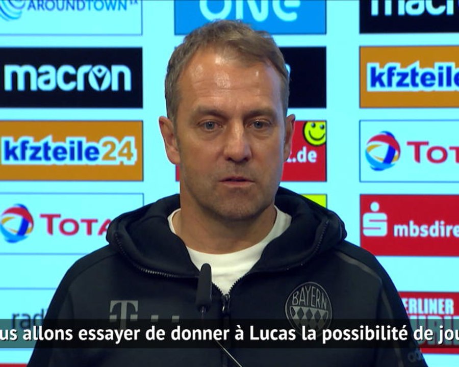 26e j. - Flick : "Nous allons essayer de donner à Lucas Hernandez la possibilité de jouer"