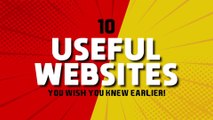 10 Useful Websites You Wish You Knew Earlier!2020