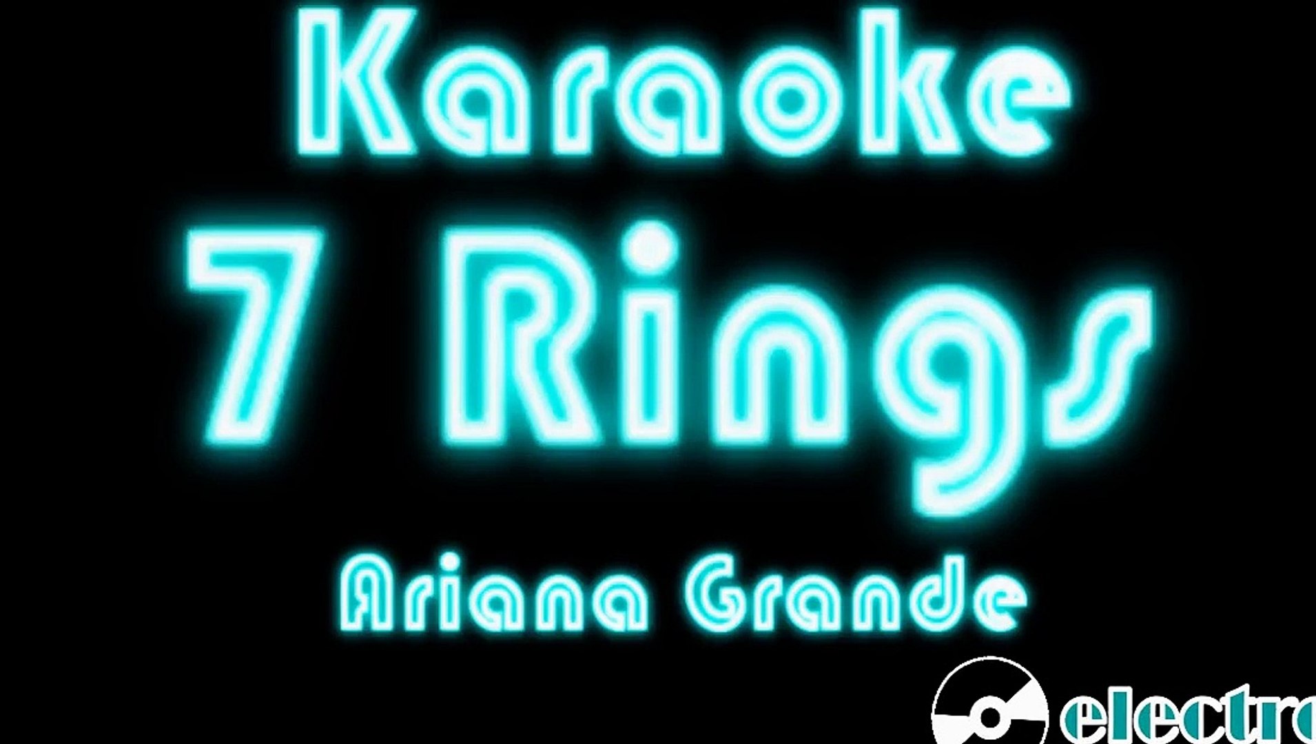 Luxe Decoratief bevel 7 Rings - Ariana Grande (Karaoke) - Vídeo Dailymotion