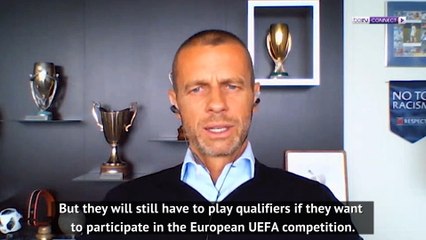 Download Video: UEFA President Ceferin confident the season can be finished