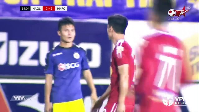 HAGL - Hà Nội FC | Cúp Quốc gia 2018 | Thẻ đỏ, phản ứng và căng thẳng tột cùng | VPF Media