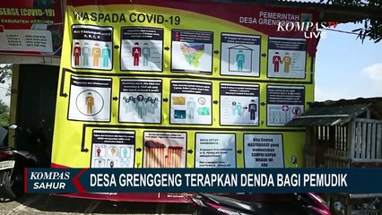 Desa Grenggeng Terapkan Denda Bagi Pemudik yang Menolak Karantina