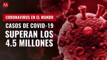 Casos globales de coronavirus superan los 4.5 millones, advierte OMS