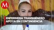 Andrea, la enfermera transgénero que atiende a sospechosos de coronavirus en el IMSS