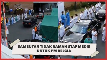 Gokil, Tenaga Medis Balik Badan saat PM Belgia Datang ke RS