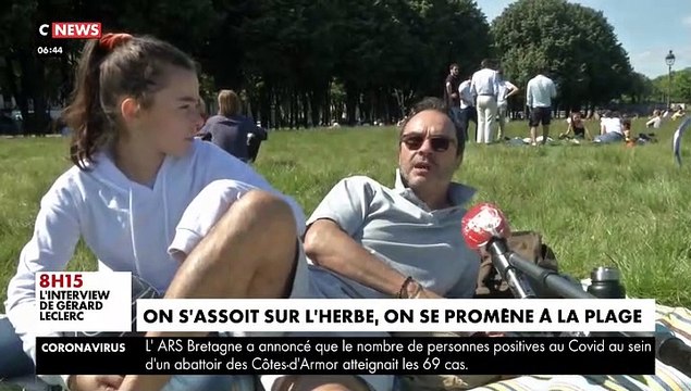 Coronavirus - Incohérence: On peut s'allonger sur la pelouse aux Invalides à Paris mais pas sur la plage au bord de l'eau !