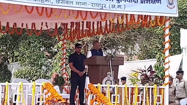 छत्तीसगढ़ सशस्त्र बल के 20वें दीक्षांत समारोह में जवानों ने ली देश की रक्षा की शपथ