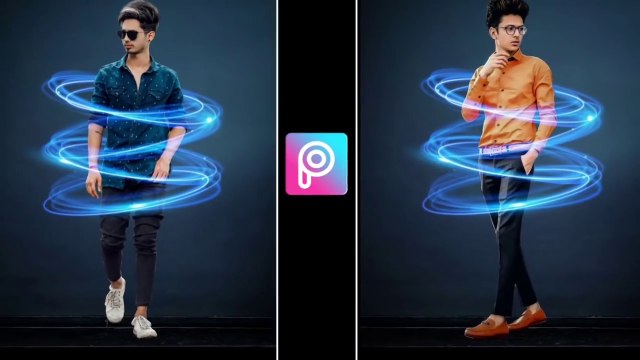 Classic Neon Spiral Editing _ PicsArt Photo Editing _ PicsArt Editing Tutorial_HD
