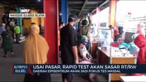 Pangdam XIV Hasanuddin Tinjau Rapid Test Pedagang