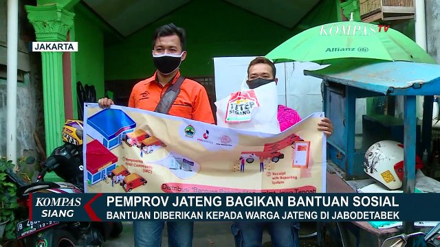 Pemprov Jateng Kirim Bansos ke Warga Jateng di Jabodetabek