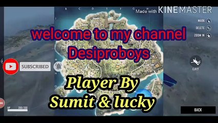 freefire landing on airdrop✈️✈️✈️ ll Desiproboys ll