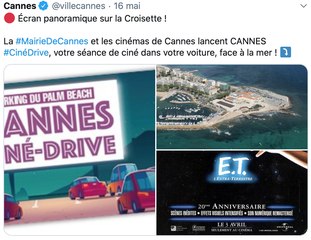 Cannes : pour remplacer le festival, un drive-in va être mis en place !