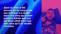 Illan (Les Anges 12) se moque de la suppression du compte Instagram d’Adrien Laurent