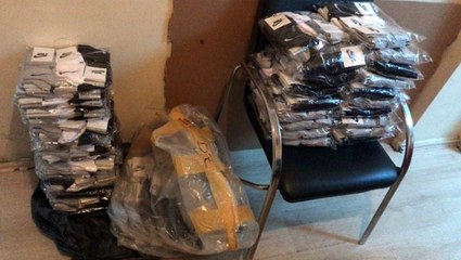 Çorap hırsızlarını bekçiler yakaladı