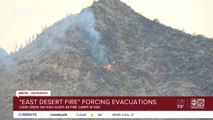 'East Desert Fire' grows to 1,500 acres, forcing evacuations